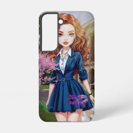 Funda Para Samsung Galaxy S22 Pequeña bella Funda de Smartphone S22