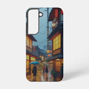 Funda Para Samsung Galaxy S22 Pequeña carretera japonesa lluviosa