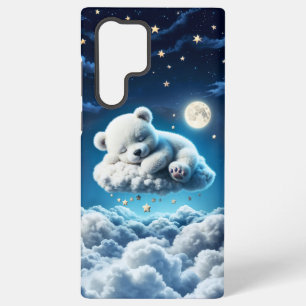 Funda Para Samsung Galaxy S22 Ultra Pequeñas nubes osito estrellas luna arte de fantas