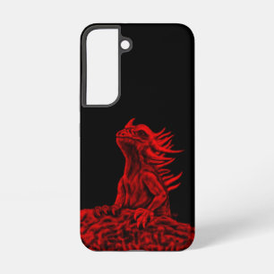 Funda Para Samsung Galaxy S22 Pequeño dragón rojo