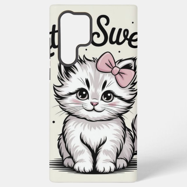 Funda Para Samsung Galaxy Pequeño Kitty (Reverso )