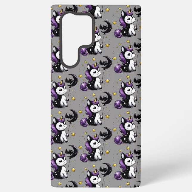 Funda Para Samsung Galaxy Pequeño Unicornio (Reverso )