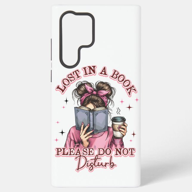 Funda Para Samsung Galaxy Perdido en un libro... (Reverso )