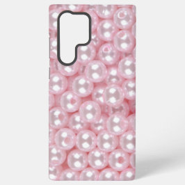 Funda Para Samsung Galaxy S22 Ultra Perlas rosadas