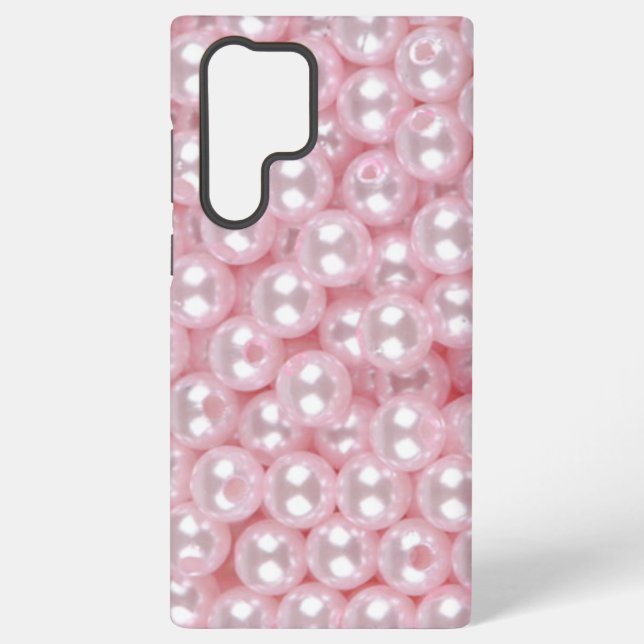 Funda Para Samsung Galaxy Perlas rosadas (Reverso )