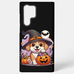 Funda Para Samsung Galaxy S22 Ultra Perro/cachorro de Halloween