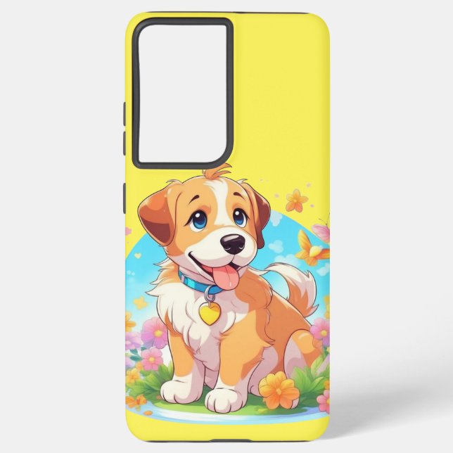 Funda Para Samsung Galaxy Perro de cachorro (Reverso )