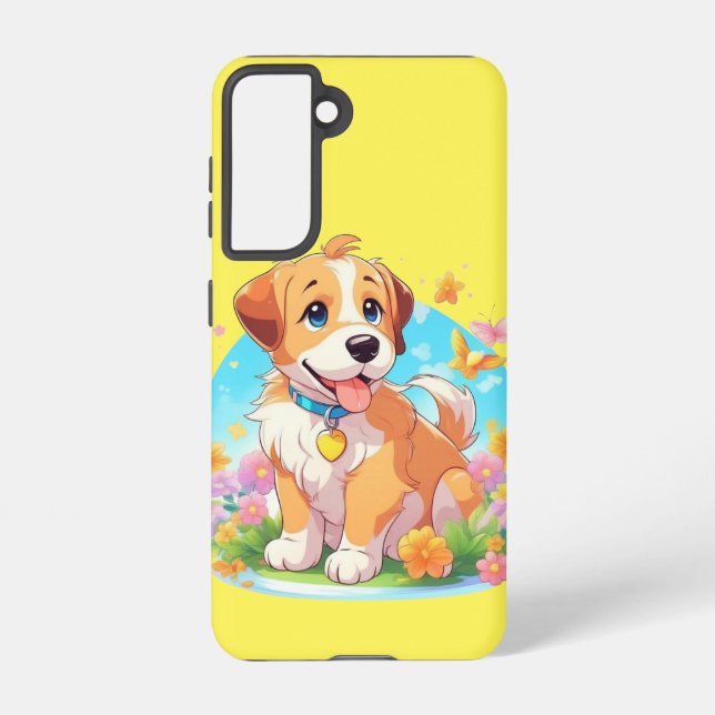 Funda Para Samsung Galaxy Perro de cachorro (Reverso )