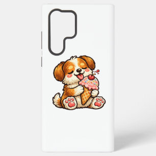 Funda Para Samsung Galaxy S22 Ultra Perro de helado genial