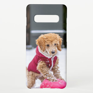Funda Para Samsung Galaxy S10+ Perro de poodle para el ajuste Ajustable para el i