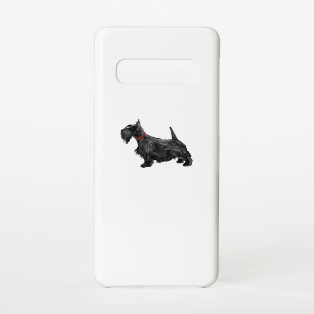 Funda Para Samsung Galaxy Perro escocés aterrador (Reverso)
