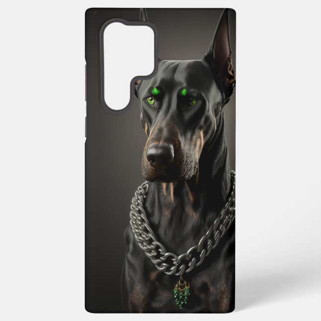 Funda Para Samsung Galaxy Perro - Estuche Samsung Phone - Dobermann (Reverso )