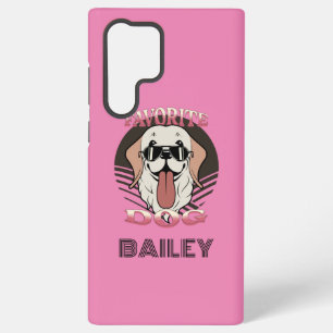 Funda Para Samsung Galaxy S22 Ultra Perro favorito, divertido y lindo papá/mamá de per