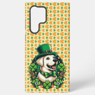 Funda Para Samsung Galaxy S22 Ultra Perro lindo del Día de San Patricio