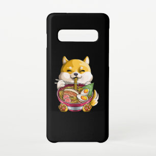 Funda Para Samsung Galaxy S10 Perro Shiba encantador Ramen Dog Regalo Person