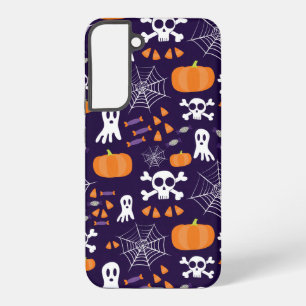 Funda Para Samsung Galaxy S22+ Personajes Divertidos y Espeluznantes de Halloween
