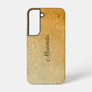 Funda Para Samsung Galaxy S22 Personaliza Luxe Gold