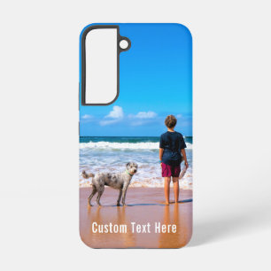 Funda Para Samsung Galaxy S22 Personaliza tu foto y texto personalizados