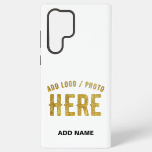 FUNDA PARA SAMSUNG GALAXY S22 ULTRA PERSONALIZABLE MODERNO ESTILO BLANCO VERIFICADO MA