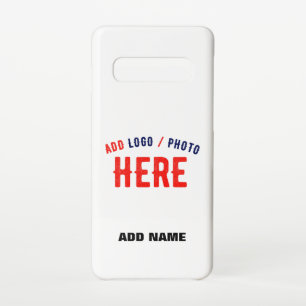 FUNDA PARA SAMSUNG GALAXY S10 PERSONALIZABLE MODERNO ESTILO BLANCO VERIFICADO MA