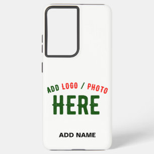 FUNDA PARA SAMSUNG GALAXY S21+ PERSONALIZABLE MODERNO ESTILO BLANCO VERIFICADO MA