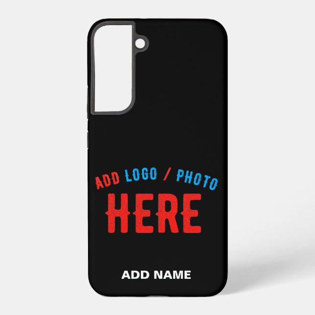 FUNDA PARA SAMSUNG GALAXY PERSONALIZABLE MODERNO ESTILO NEGRO VERIFICADO MAR (Reverso )