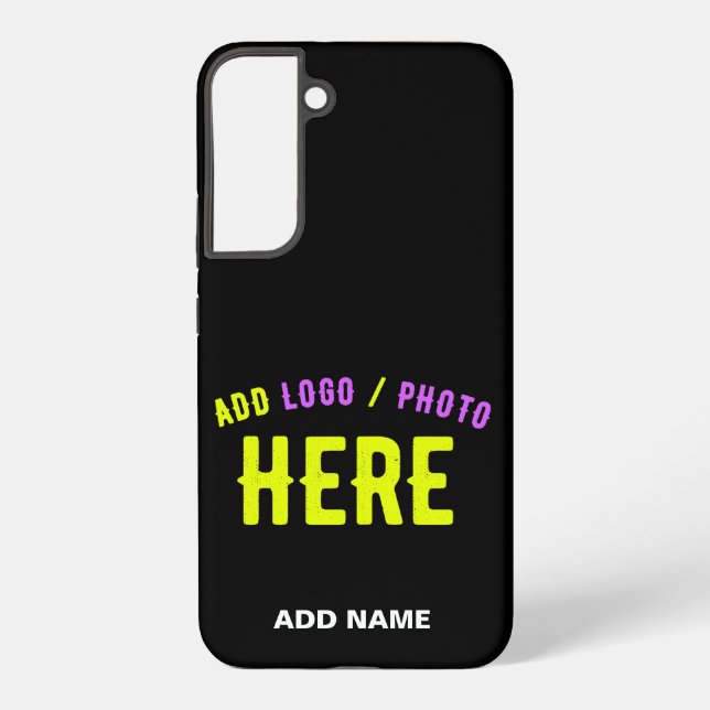 FUNDA PARA SAMSUNG GALAXY PERSONALIZABLE MODERNO ESTILO NEGRO VERIFICADO MAR (Reverso )