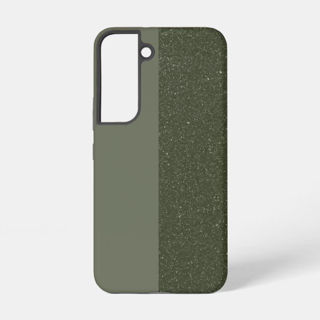 Funda Para Samsung Galaxy Personalizable Moss Green Split Galaxy S22 Funda (Reverso )