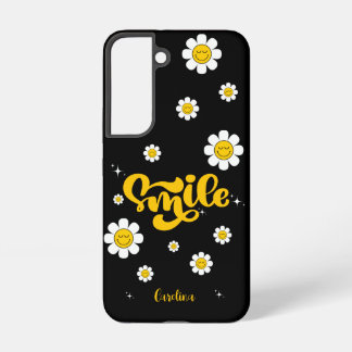 Funda Para Samsung Galaxy S22 Personalizable Smile Daisy Garden