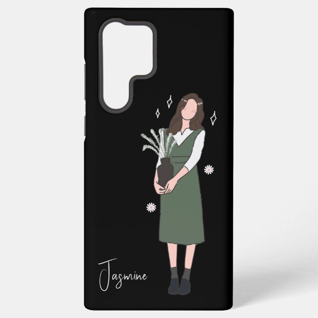 Funda Para Samsung Galaxy Personalizable Verdant Blossom (Reverso )