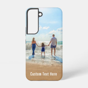 Funda Para Samsung Galaxy S22 Personalizado de su foto y texto personalizado
