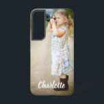 Funda Para Samsung Galaxy S22 Personalizado de texto fotográfico personalizado<br><div class="desc">Personalizado Foto Texto personalizado Samsung Galaxy S22 Funda</div>