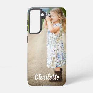 Funda Para Samsung Galaxy S21 Personalizado de texto fotográfico personalizado