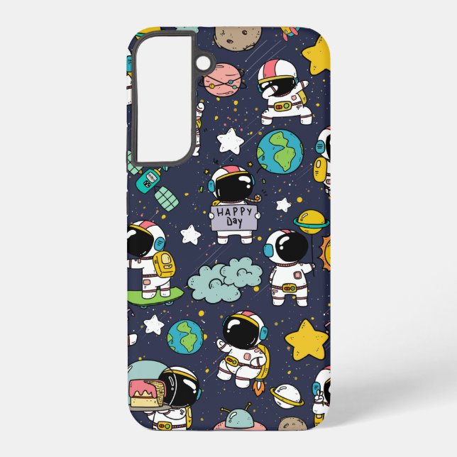 Funda Para Samsung Galaxy Personalizado del espacio ultraterrestre astronaut (Reverso )