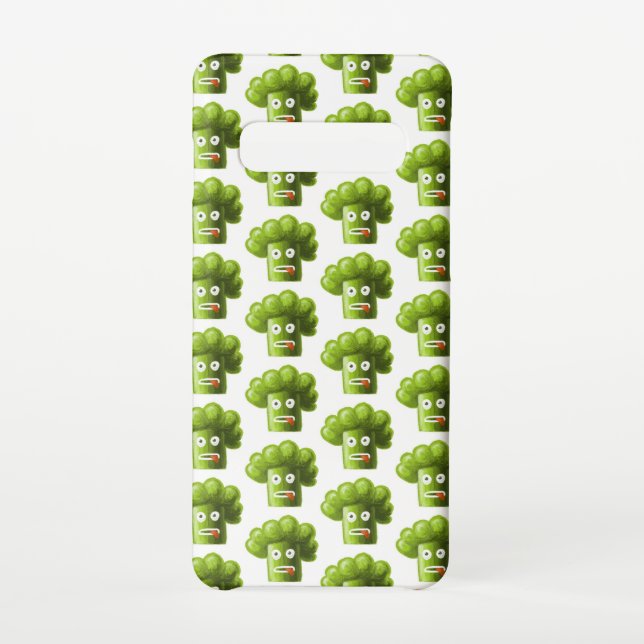 Funda Para Samsung Galaxy Personalizado gracioso Broccoli Pattern Vegetarian (Reverso)