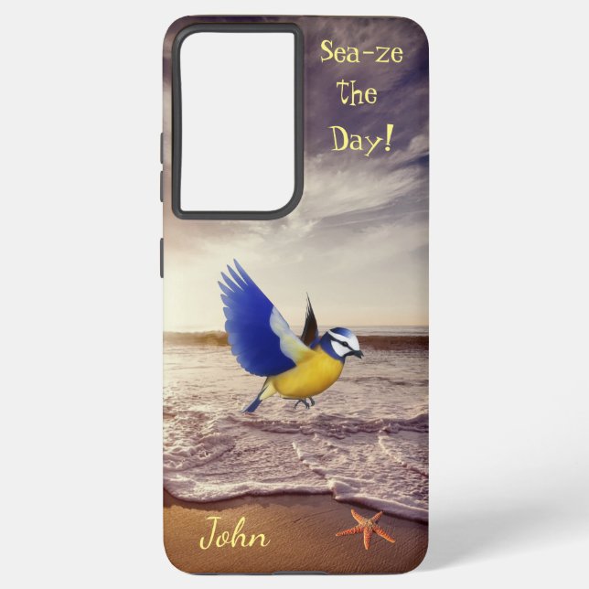 Funda Para Samsung Galaxy Personalizado Ocean Bird Starfish (Reverso )