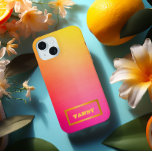 Funda Para Samsung Galaxy S22 Personalizado Ombre rosa a amarillo<br><div class="desc">Haga una declaración con nuestro Personalizado Ombre Pink al Naranja Samsung 22 Funda de la Exótica Serie Tropical Punch. Este animado funda cuenta con una vívida transición de un naranja radiante a un color rosa profundo, capturando la esencia de un paraíso tropical. Perfecto para los que les gusta personalizar sus...</div>