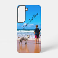 Personalizado tu foto Samsung Galaxy Funda con tex