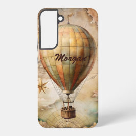 Funda Para Samsung Galaxy S22+ Personalizado Vintage Hot Air Balloon | Viajes ant