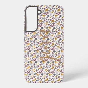 Funda Para Samsung Galaxy S22+ Personalizar de patrón botánico