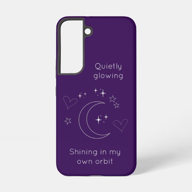 Funda Para Samsung Galaxy Personalized Celestial Line Art Purple Phone Case (Reverso )
