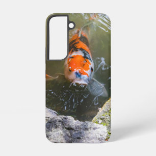 Funda Para Samsung Galaxy S22 Pescado de Koi en un estanque