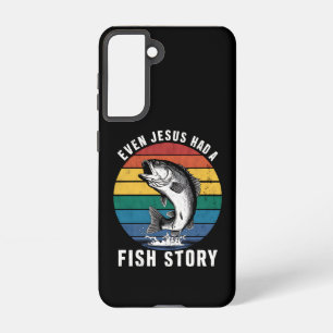 Funda Para Samsung Galaxy S21 Pescar Incluso Jesús Tenía Historia De Pescado Lub