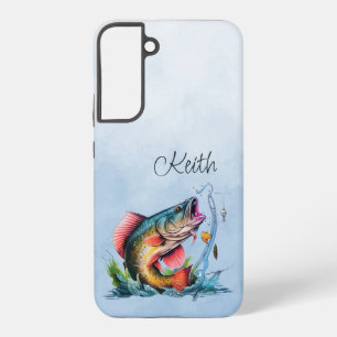 Funda Para Samsung Galaxy S22+ Pez Enorme Golpeando Fuera del Agua