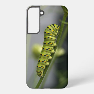 Funda Para Samsung Galaxy S22+ Piedra de cola de cerda negra (parsleyworm) en Dil