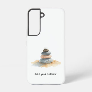 Funda Para Samsung Galaxy S22 Piedras de Guijarros Encuentra tu Equilibrio