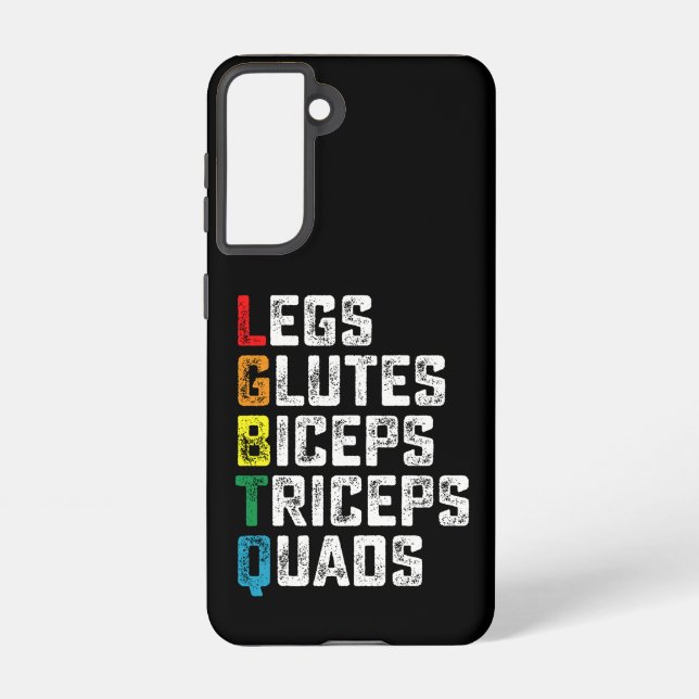 Funda Para Samsung Galaxy Piernas LGBTQ Glutes Biceps Triceps Quads Gimnasio (Reverso )