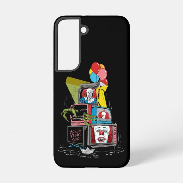 Funda Para Samsung Galaxy Pila de TV clásica en Penny - También flotarás (Reverso )
