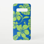 FUNDA PARA SAMSUNG GALAXY S10 PINK BIKINI (AZUL/VERDE)<br><div class="desc">Patrón bikini rosado en azul/verde. Derechos de autor de Kelly Hironaka,  No. 3 Design</div>