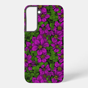 Funda Para Samsung Galaxy S22+ Pink Clematis